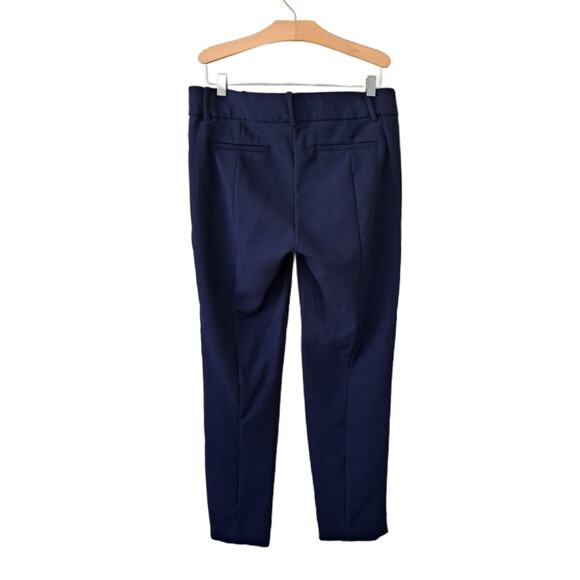 J CREW 365 Cameron Slim Crop Pant in Four-Season Stretch Size 6 Navy Blue - Picture 4 of 10
